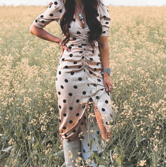 AFRM Polka Dot Dress Xsmall - Picture 2 of 3